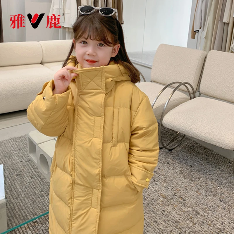 

Girls Winter Coat Down Jacket South Korea Children's Clothing 2022 Casaco Infantil Menina Veste Bebe Garcon White Duck Down