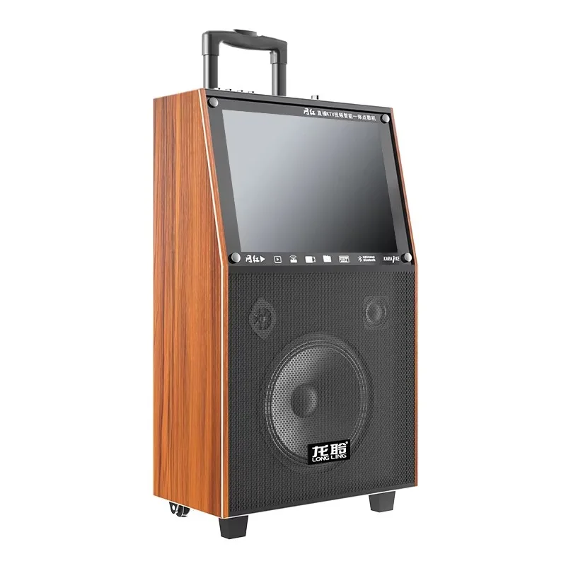 مكبرات الصوت K13 نظام الصوت المهنية الموسيقى الكاريوكي شاشة تعمل باللمس الذكية مكبر الصوت المنزل للخارجية أو الحفلات