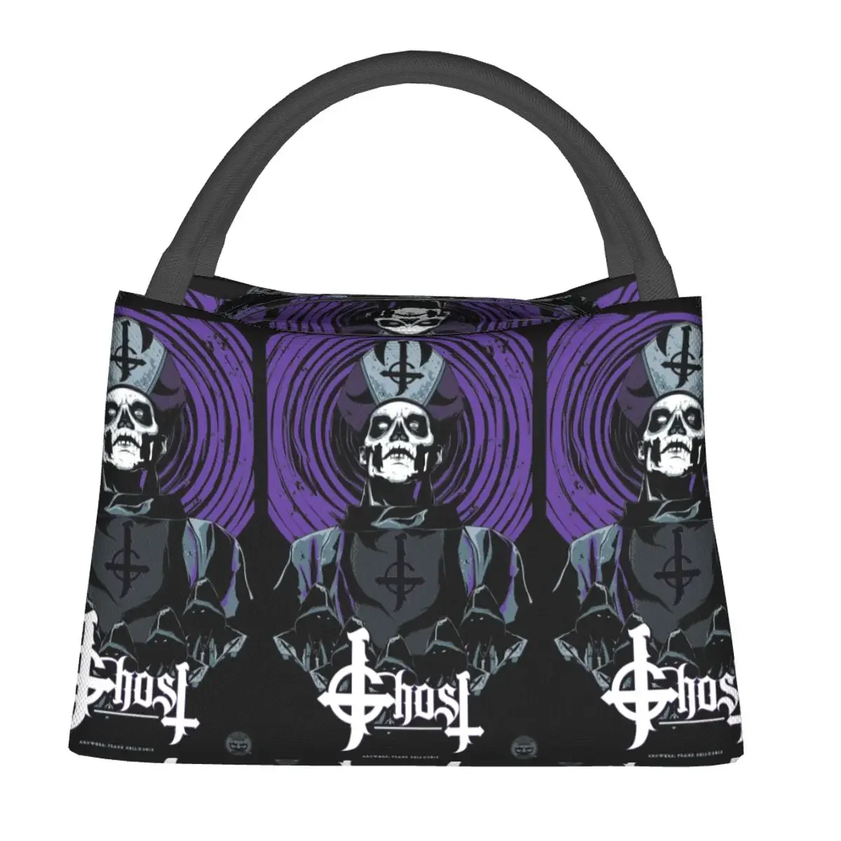 Rock Band Ghost BC Lunch Bags coibentato Bento Box Lunch Tote borse da Picnic a tenuta stagna borsa termica termica per donna studente ufficio