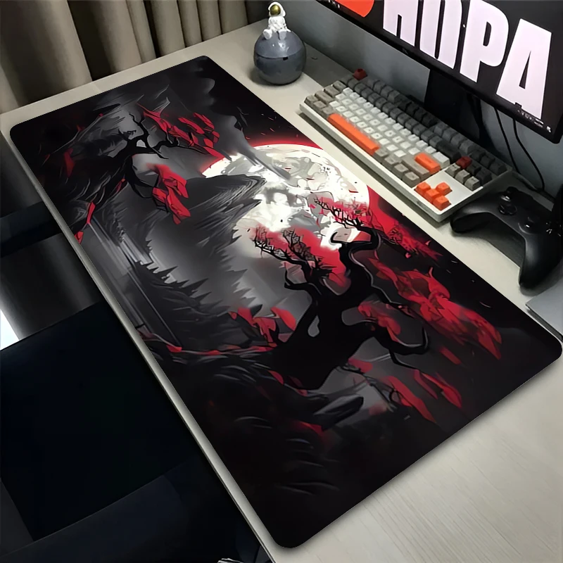 Rubber Mouse Pad Game Desk Mat Computer Keyboard Pad Large Gaming Accessories Black and white Carpet Natural Landscape Mousepad - view 3