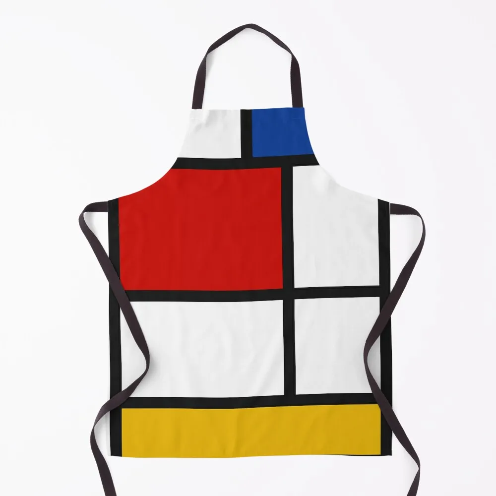 

De Stijl #1 (Mondrian Inspired) Apron Kitchens Men men For Man Children'S Apron