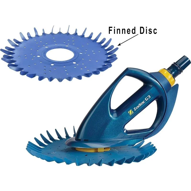 Zodiac Baracuda G3 Kit with Advanced Suction Side Automatic Pool Wall/Floor Cleaner and Additional Finned Disc