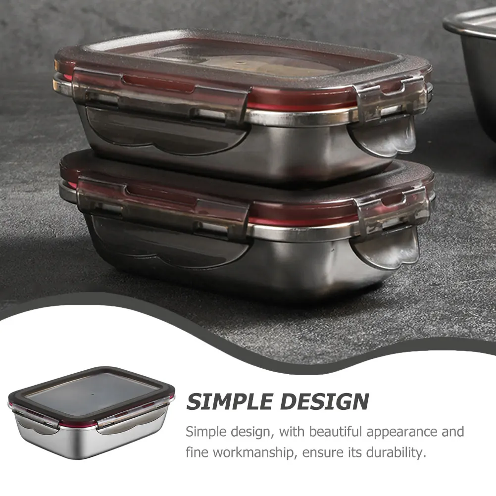 

Portable Household Food Case Work Accessory Sealed Storage Container For Freshness Preservation Reusable