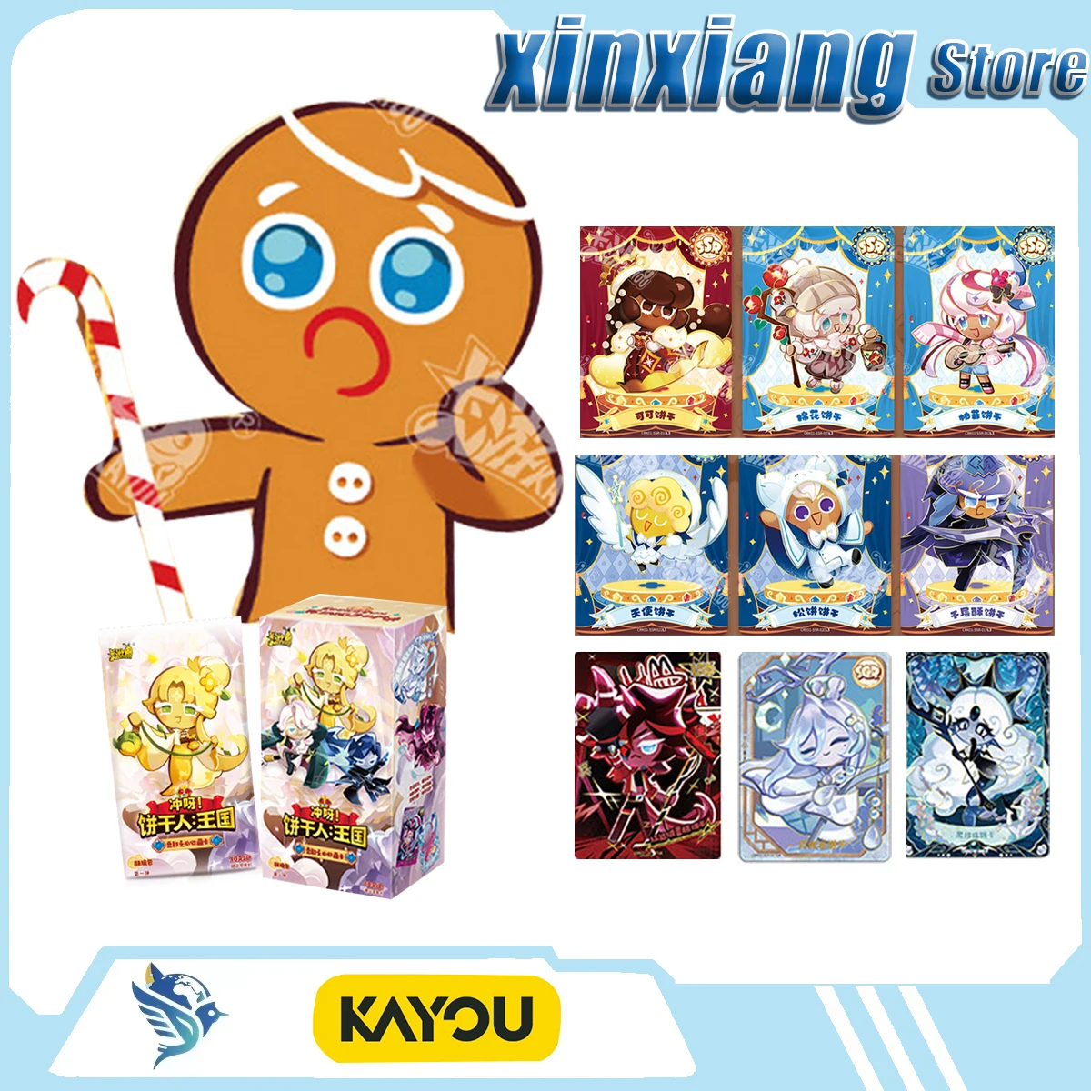

Коллекция карточек KAYOU: Королевство храбрых сердец, персонажи мультфильмов и аниме, милые и мечтательные.