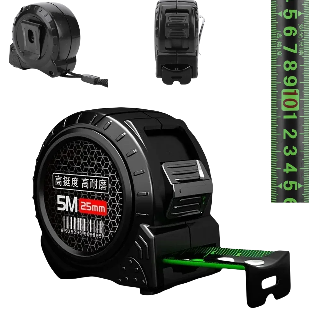 3M/5M/7.5M/10M قياس توسيع الشريط سمك مقاومة للاهتراء الشريط المحمولة عالية الدقة لمواقع البناء