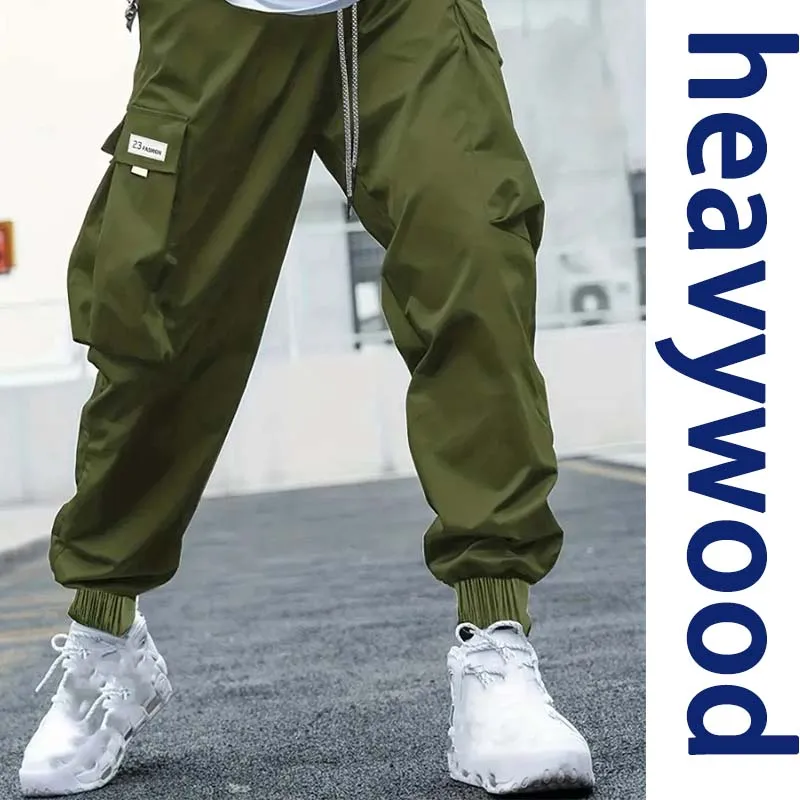 

Men's Trendy AmericanLarge Pockets Style Outdoor Wear-Resistant Work Casual Loose-Fit Straight-Leg Pants New Spring Autumn XXXL