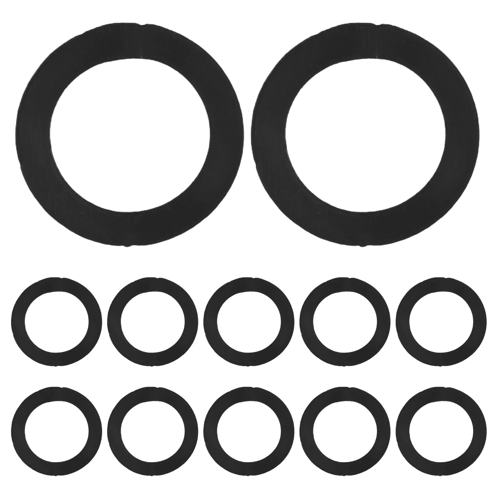 

50pcs Barbell Rubber Ring Dumbbell Washers Gymnastics Rings Fitness Equipment Weight Lifting Clamps Push Ring Exercise Strength