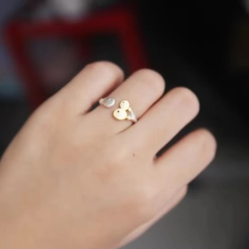 925 Sterling Silver Open Fish Rings For Women Personalized Girl Sterling-silver-jewelry