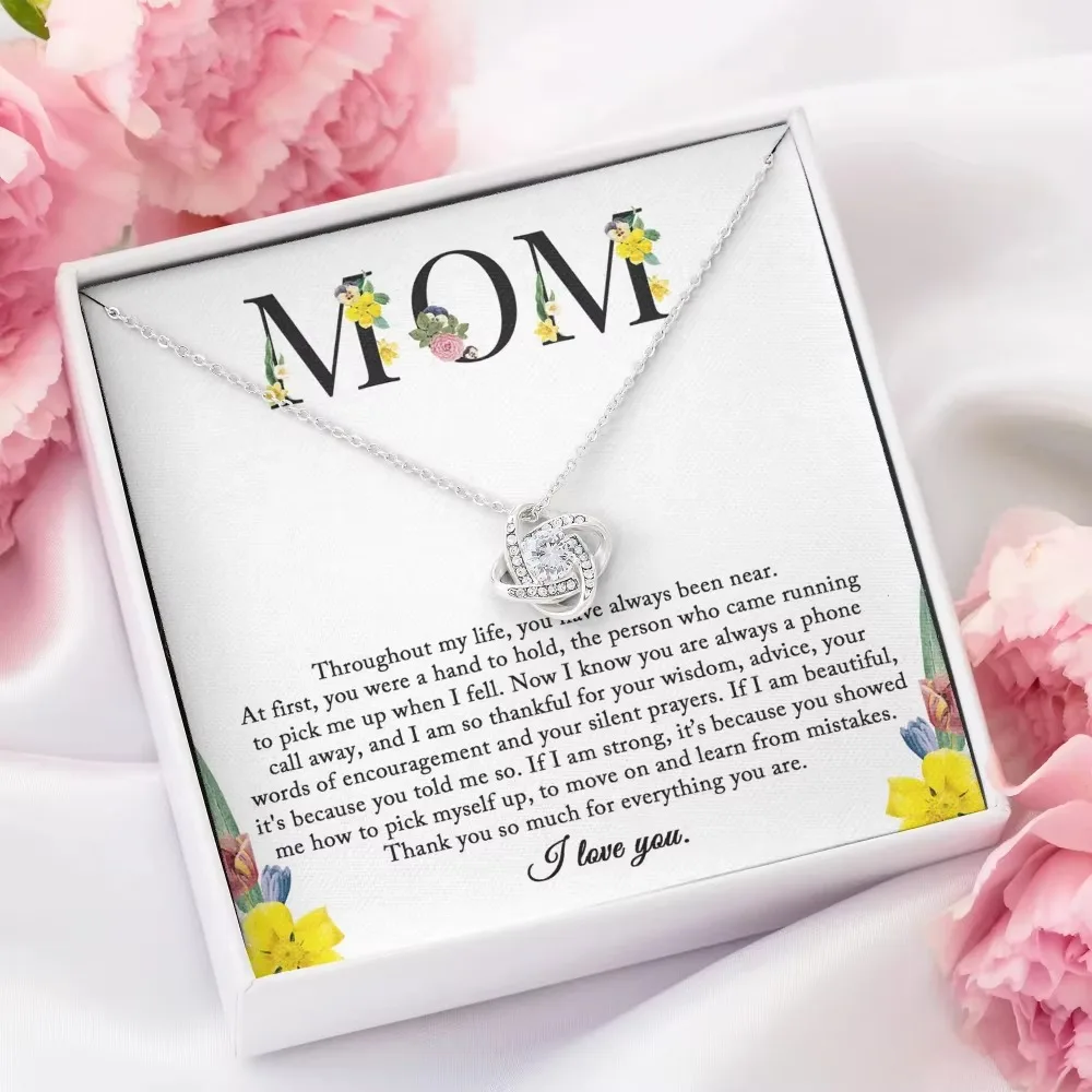 Necklace Pendant Mother's Day Gift Box Exclusive Sweet Romantic Banquet Party Four Leaf Lucky Necklace Holiday Gift for Mom