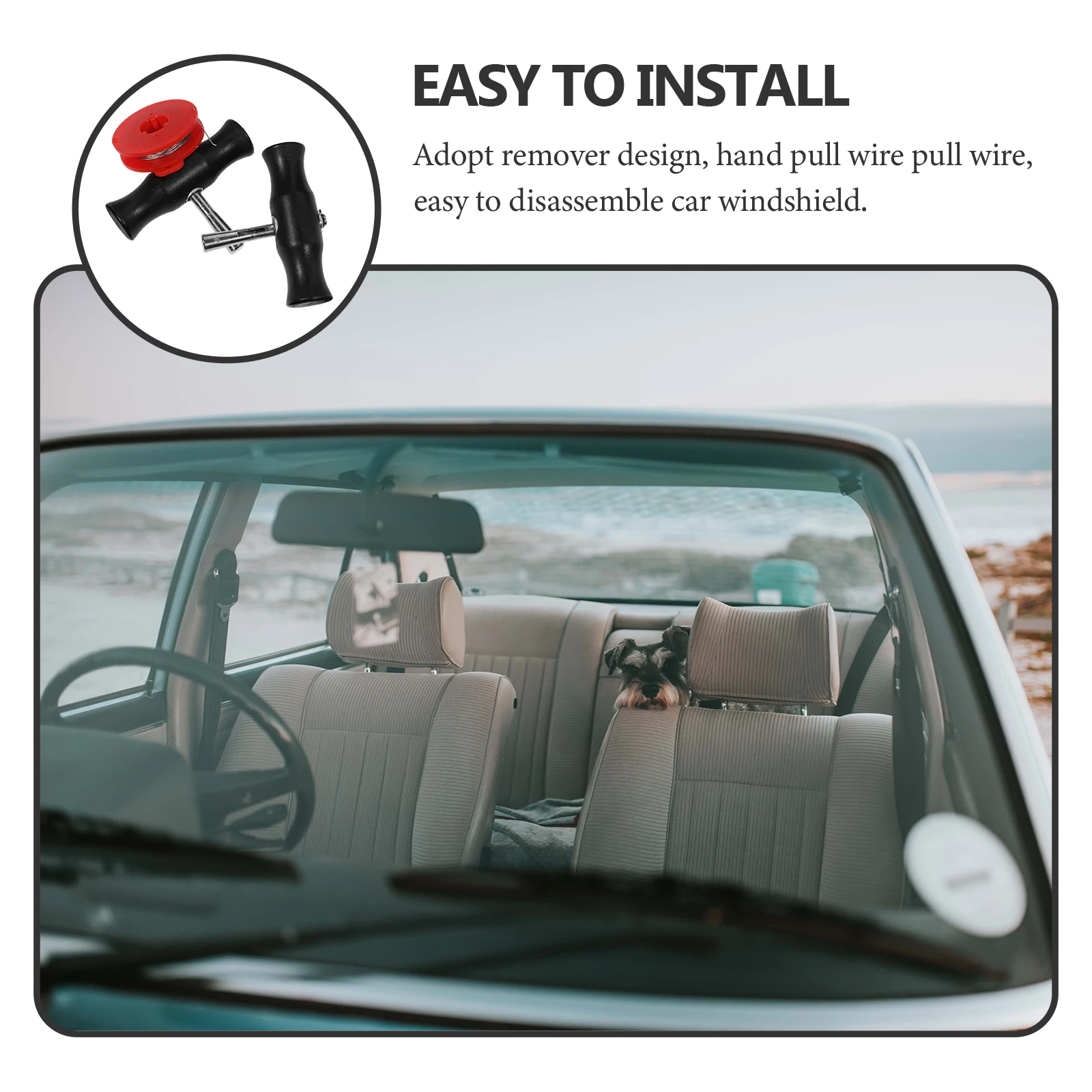 

Windshield Removal Tool Kit Car Glass Tools Auto Repair Efficient For Various Models Automotive Accessories Plastic