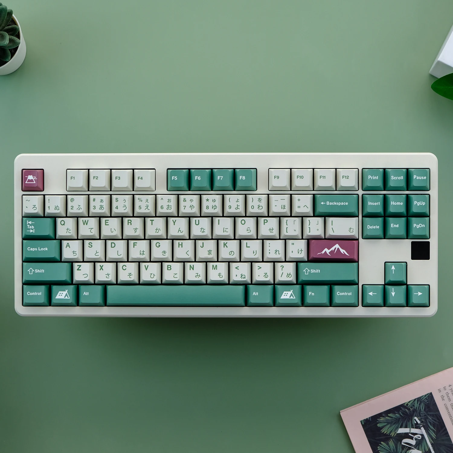 134 Keys Japanese GMK Camping Keycaps Set Cherry Profile PBT Dye Sublimation Key Cap For MX Switch Mechanical Keyboard
