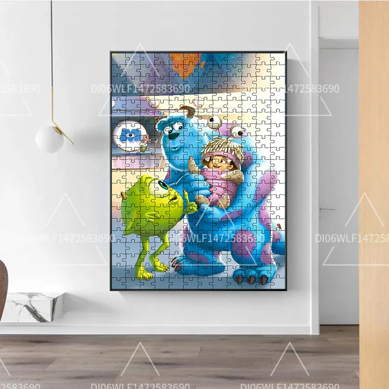 1000 Piece Jigsaw Puzzle Toys Disney Monsters Power Company Children's Educational Toys Adult Handmade Puzzle Printing Hd Gifts