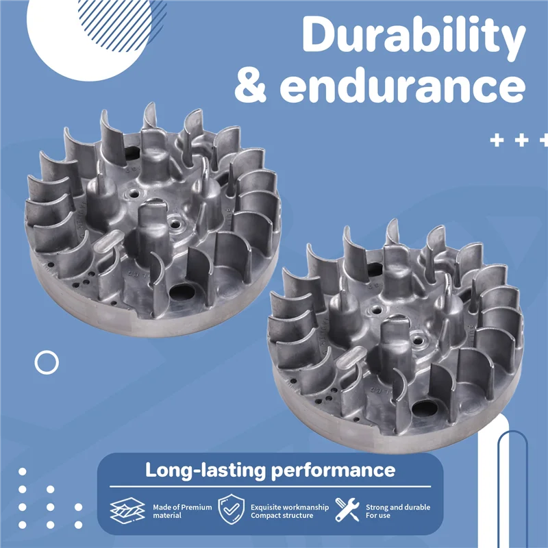 

WCS-2PCS 590421 Flywheel Lawn Mower Flywheel For Briggs & Stratton Lawnmower Accessories Garden Tools Mower Flywheel Parts