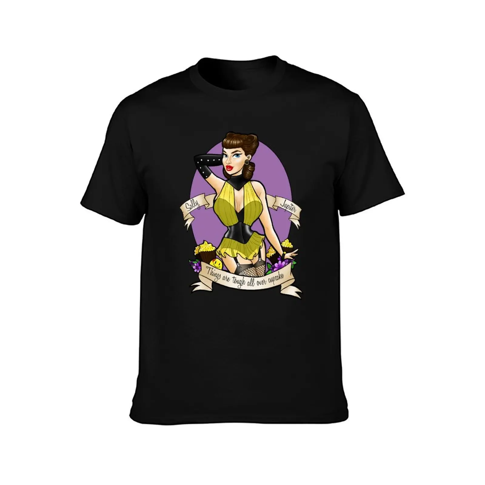 Things are tough all over cupcake T-Shirt Summer Casual Cotton Tee Oversized Streetwear Tops Vintage Graphic Print