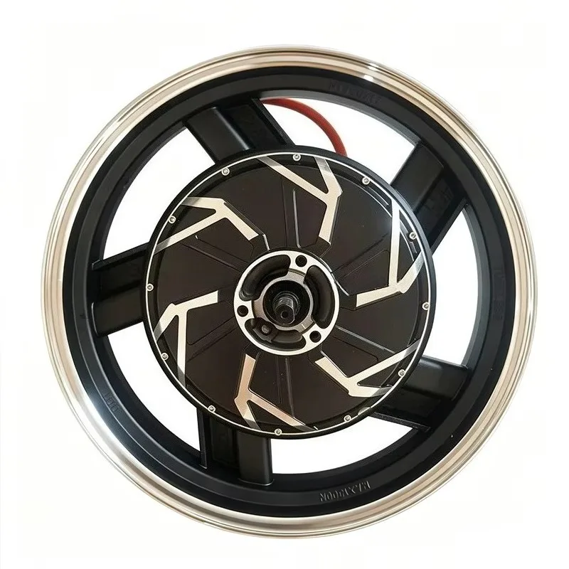 60V 72V 3000W 40H 17x3.5J 17 Inch Rim M18 Shaft 200mm Dropout Size Rear Disc Brake Type Electric Motorcycle Motor