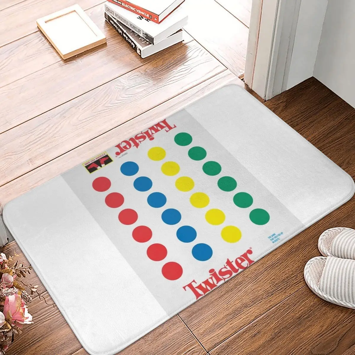 

The Twister Game Blanket Anti-slip Doormat Floor Mat Dust-proo Carpet Rug for Kitchen Entrance Home Balcony Footpad Mats