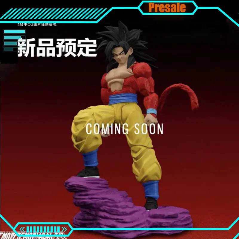 Original Demoniacal Fit Dragon Ball Anime Figure 1/12 Son Goku Vegetto Action Figurine Wild Power Goku Statue Collection Dbz Toy