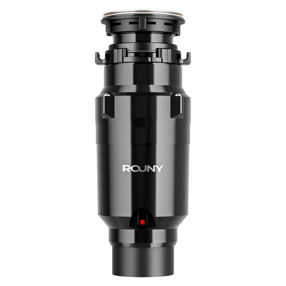 Continuous Feed Garbage Disposal with Sound Reduction,1/2 HP Food Waste Disposer with Stainless Steel Grinding System