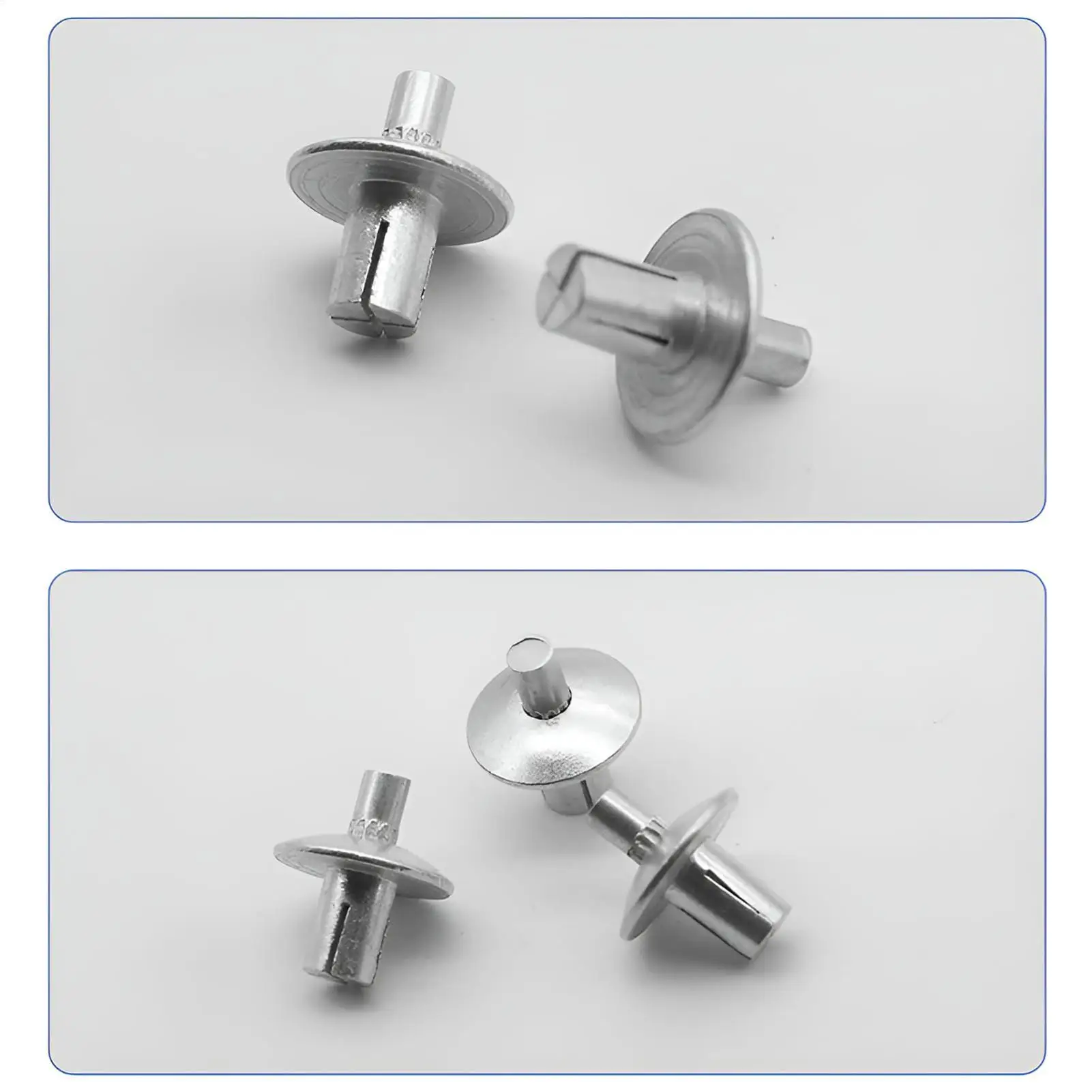 50/100pcs Hammer Drive Rivets Expansion Round Head Aluminum Nail Stainless Steel Stick Expansion Nail Expansion Rivets