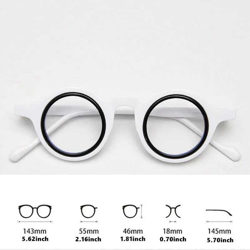 2025New ريترو إطار دائري صغير رجل امرأة القراءة النظارات حجب الضوء الأزرق القراء تنوعا الاتجاه للجنسين نظارات للقراءة