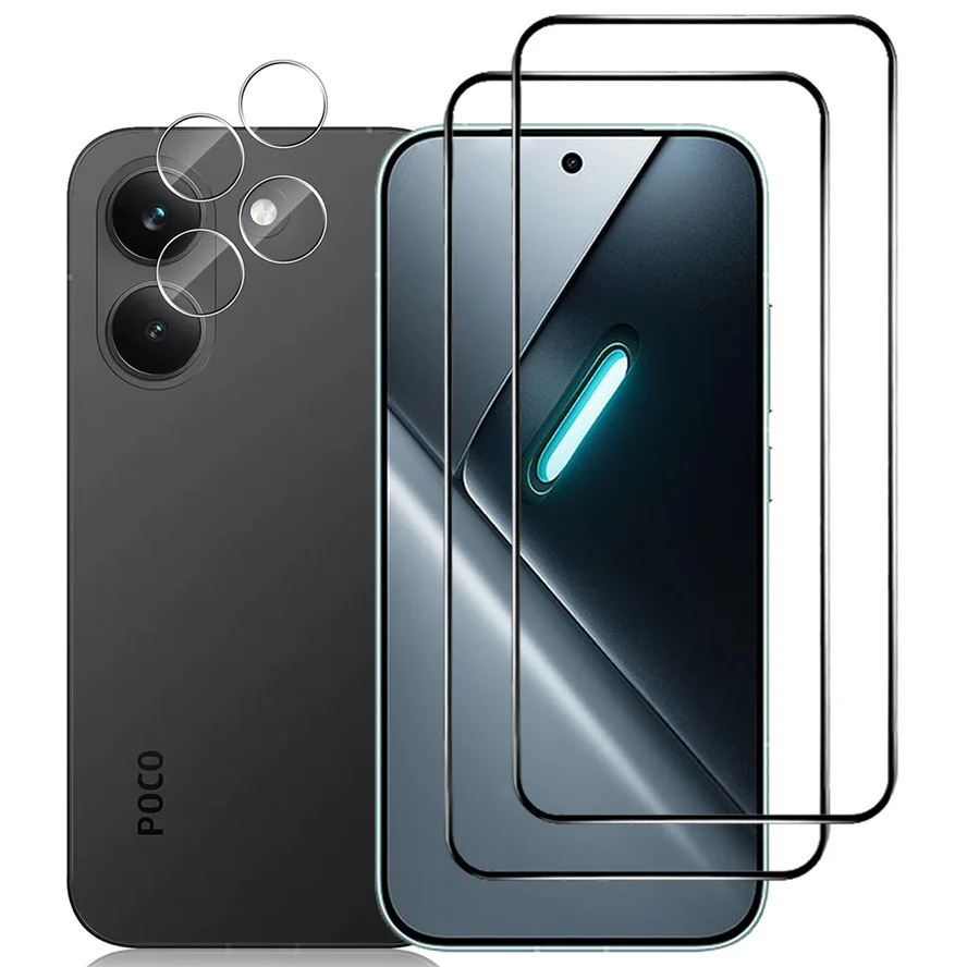 9D & 9H стекло, закаленное стекло для Poco X8 Pro Max стекло защитное Poco X8 Pro glass Xiaomi Poco X 8 Pro защитная пленка для камеры покофон х8 про защитное стекло на поко х 8 про ксиоми поко х8 про макс стекло