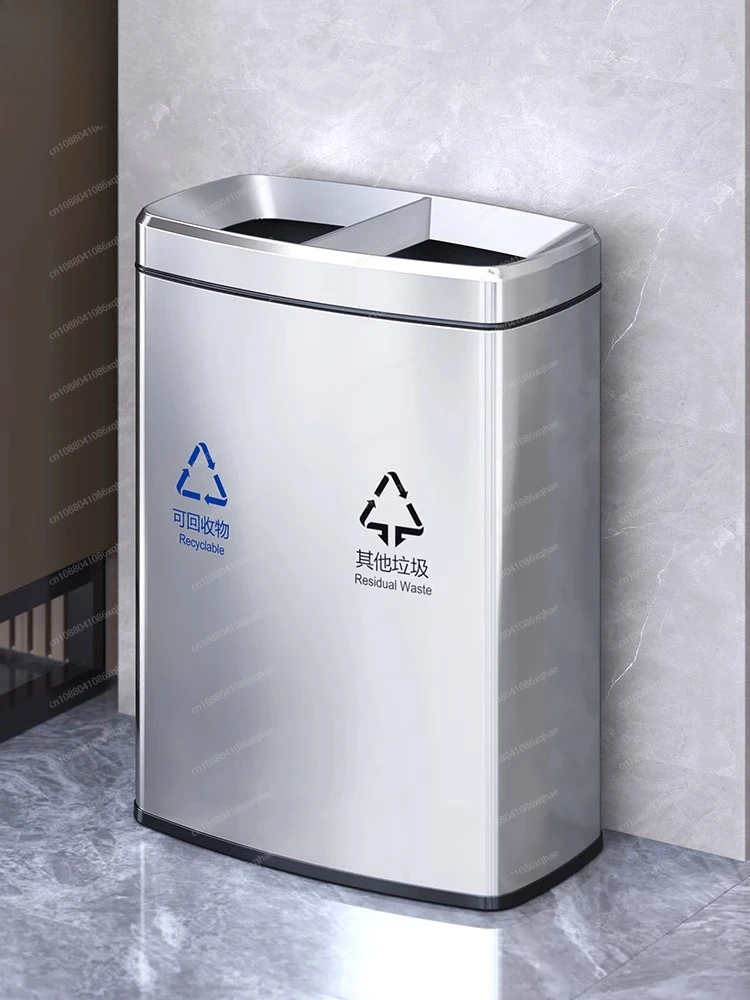 

Trash Can Hotel Lobby Corridor Shopping Mall Elevator Entrance Commercial Outdoor Public Place Sorting Fruit Bins