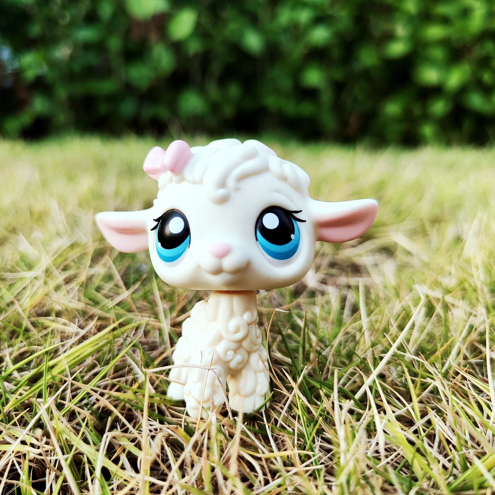 Minilpsshop Pet Shop Bobble Head Eye Reflection Rare Lamb Presente Infantil para Meninos e Meninas Coleção para lps