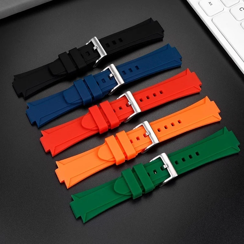 Модифицированный резиновый ремешок для часов Casio GM-2100 GM2100 GA-2100 GA2100 GBM-2100, силиконовый водонепроницаемый ремешок из смолы, браслет 16 мм