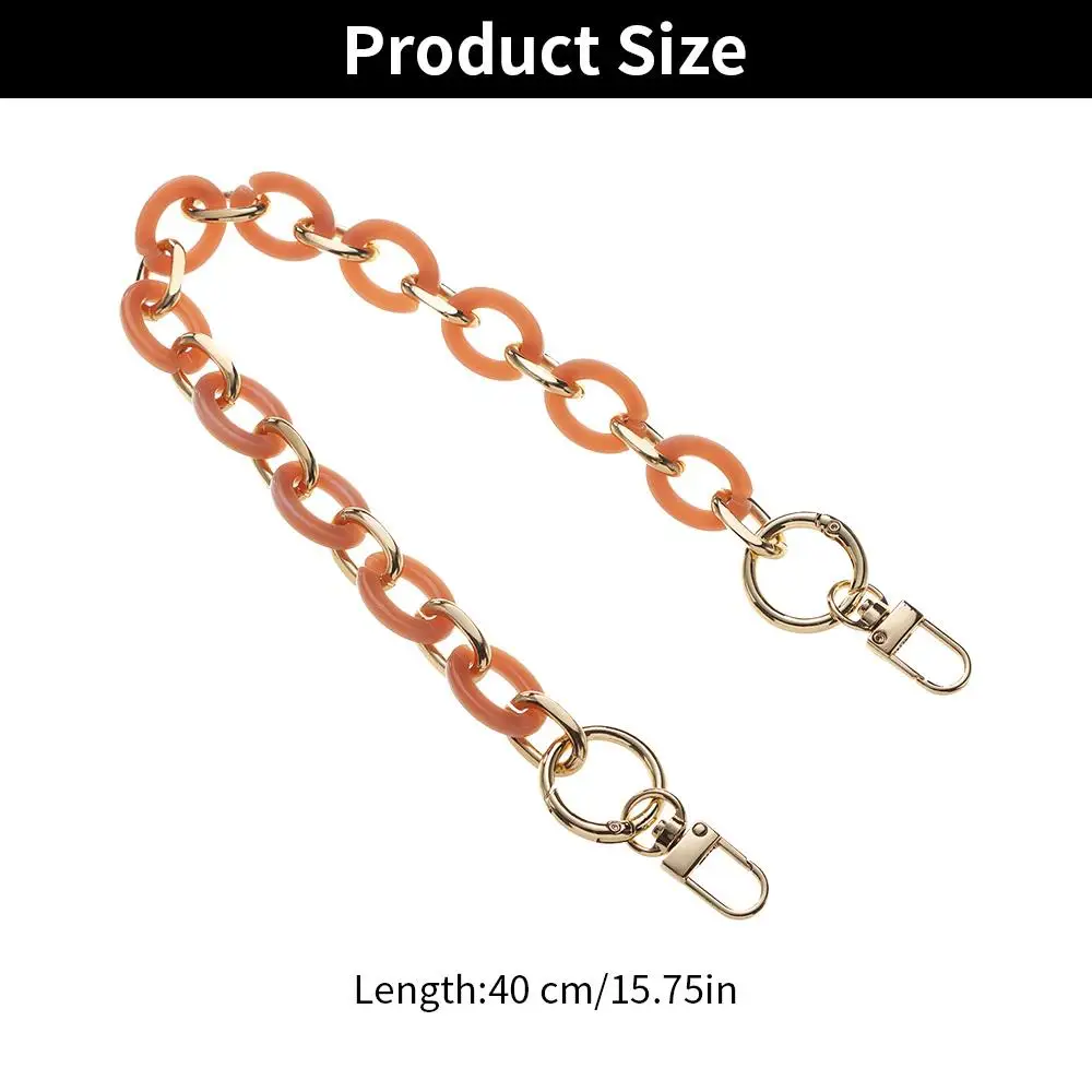 Acrylic Bag Chain Strap Replaceable Detachable Purse Handbag Bag Straps Resin Crossbody DIY Shoulder Bag Accessories