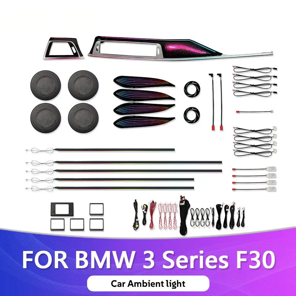 Premium LED Interior Roof Ambient Light RGB Multicolor Atmosphere Lamp Car Symphony Ceiling Light for 2013-2019 BMW 3 Series F30