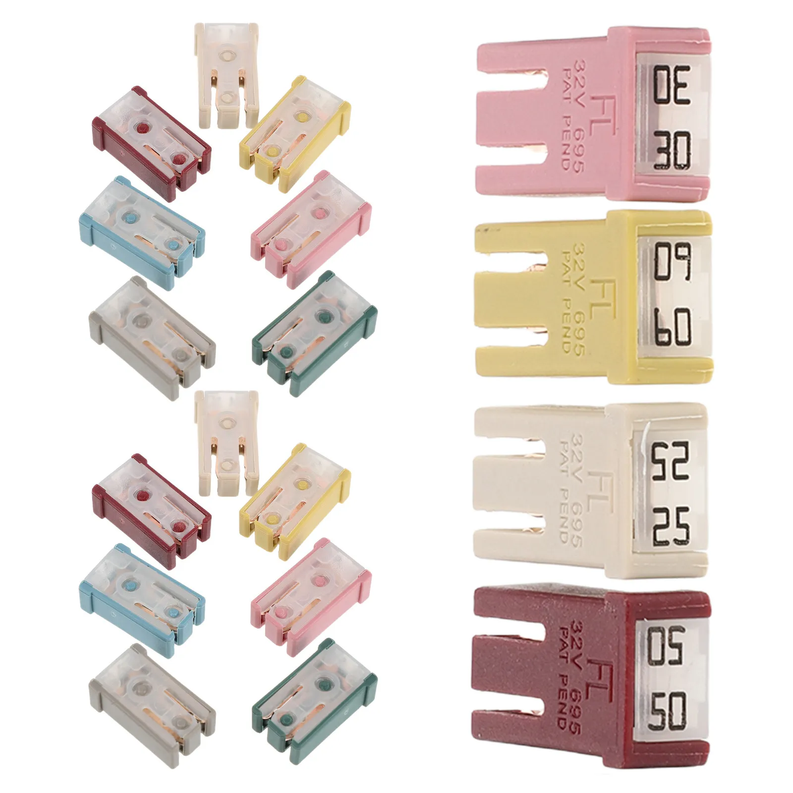 

Прочный автомобильный блок предохранителей 12В 24В, универсальный водонепроницаемый органайзер для автомобильных электрических аксессуаров из АБС-пластика