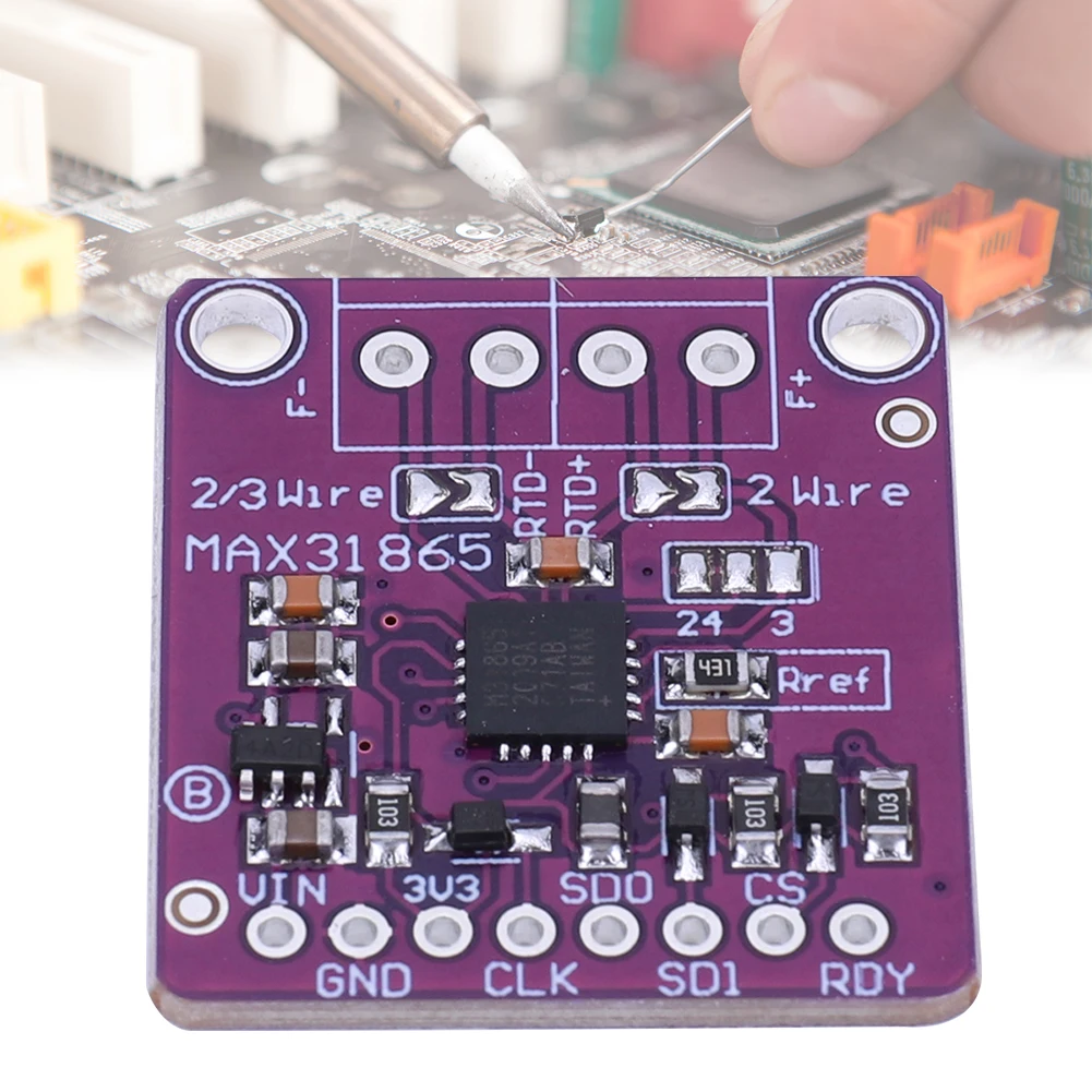 MAX31865 PT100/PT1000 RTD Thermocouple Temperature Detector Sensor Converter Temperature Sensor Detector Module Amplifier Module