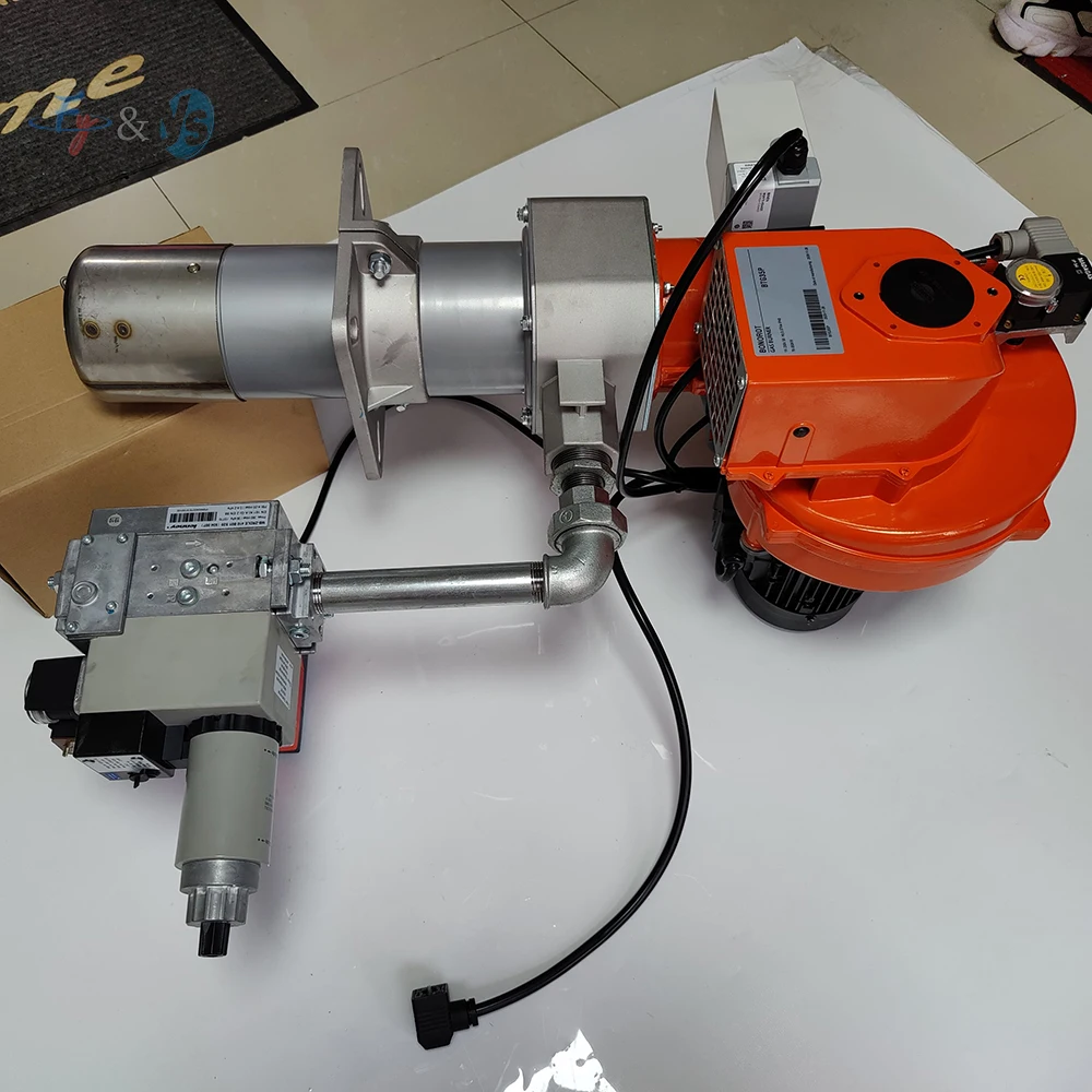 LPG NG Gas Burner Propane Natural Gas Industrial Heater Gas Combustion Burner With Solenoid Valve For Boiler Oven Heating