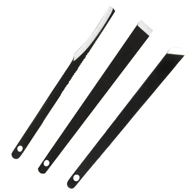 3PC Toenail Scraper Manicure Tools Feet Nail Ingrown Cuticle Pedicure Knife Set Dead Skin Remover Files Foot Care Pedicure Tools