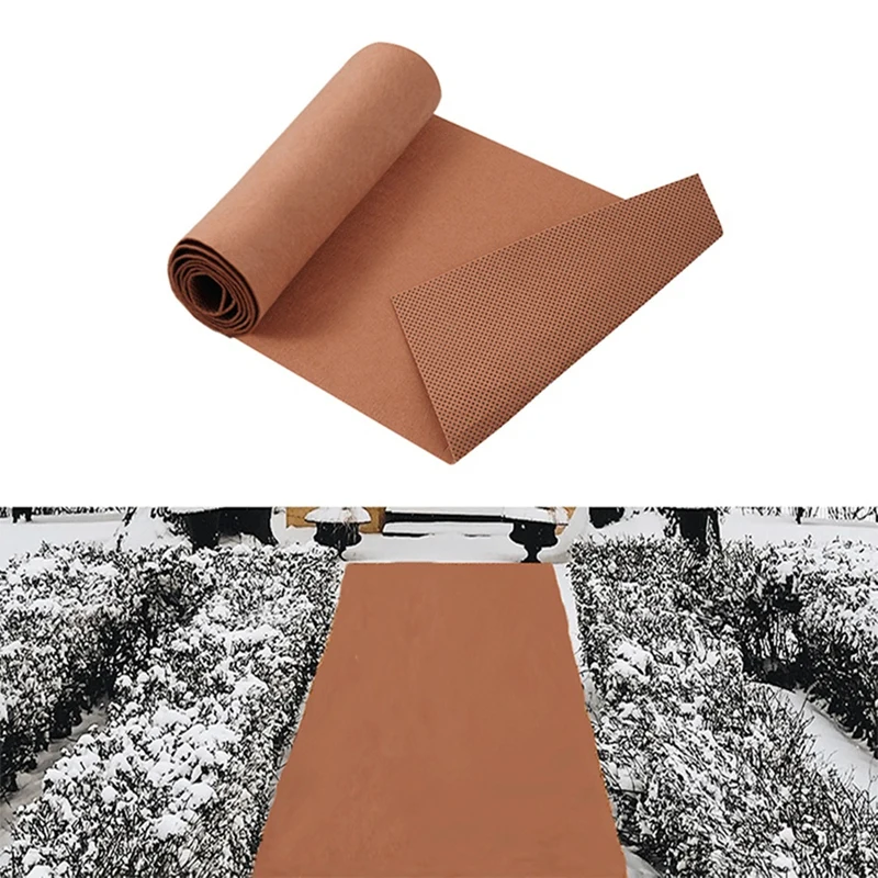 No-Slip Ice And Snow Carpet Mats Felt Carpet Anti-Slip Carpet Mat For Winter Walkways Front Door Stairs Porch Outdoor