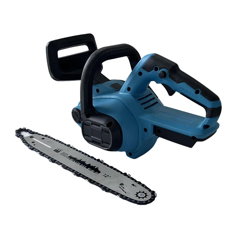Fit Makita-Compatible Brushless Lithium Battery Electric Chain Saw Cordless Wireless Chainsaw Wood Cutter Machine for Home Use