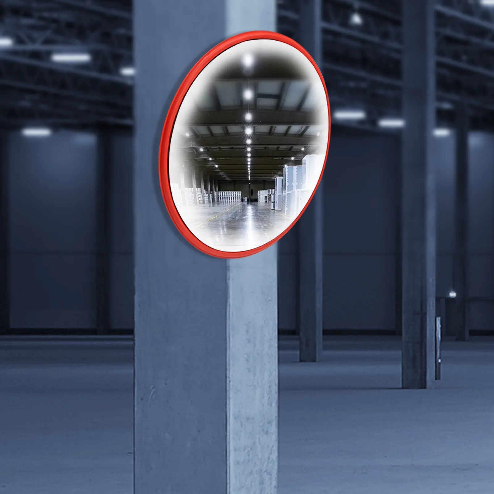 18in/45cm Security Mirror PC Convex Garage Traffic Parking Wide Angle Safety Mirror