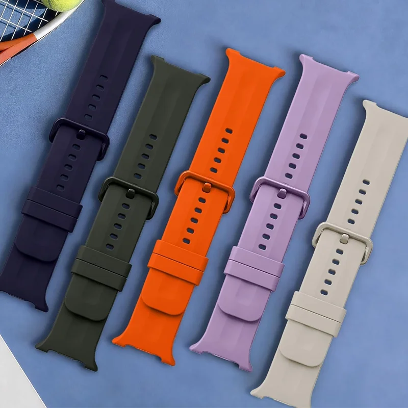 2026 Original Silicone Band for Samsung Galaxy Watch 9 8 40mm 44mm Strap for Samsung Galaxy Watch Classic 8 Sport 1:1 Bracelet