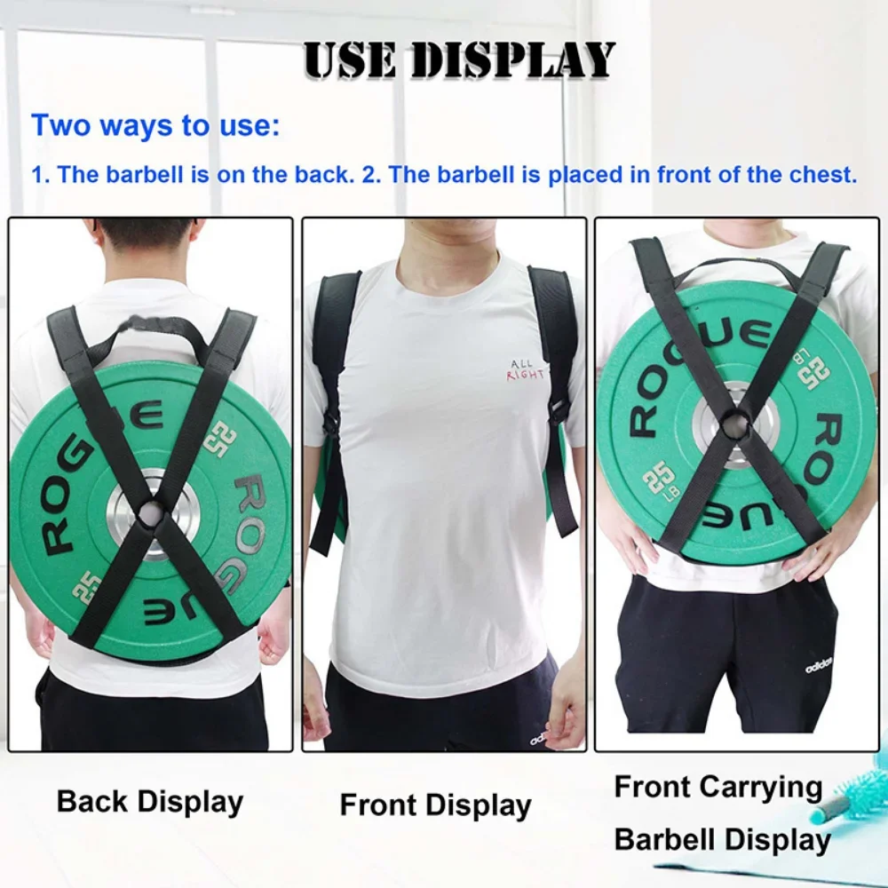 Weighted Vest Strap Barbell Plates for Home Pull-ups Plank Push-ups Weight Training Workout Portable Fitness Equipment