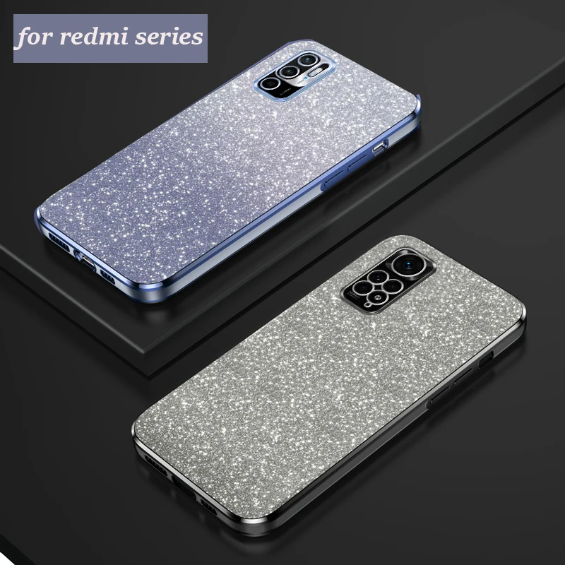 เคส Note11s เคลือบเงาแบบไล่ระดับสีสุดหรูสำหรับ Xiaomi redmi Note 11 Pro 4G 5G 11S 11T 11E 11proplus 10S 9S 8 7 Note11