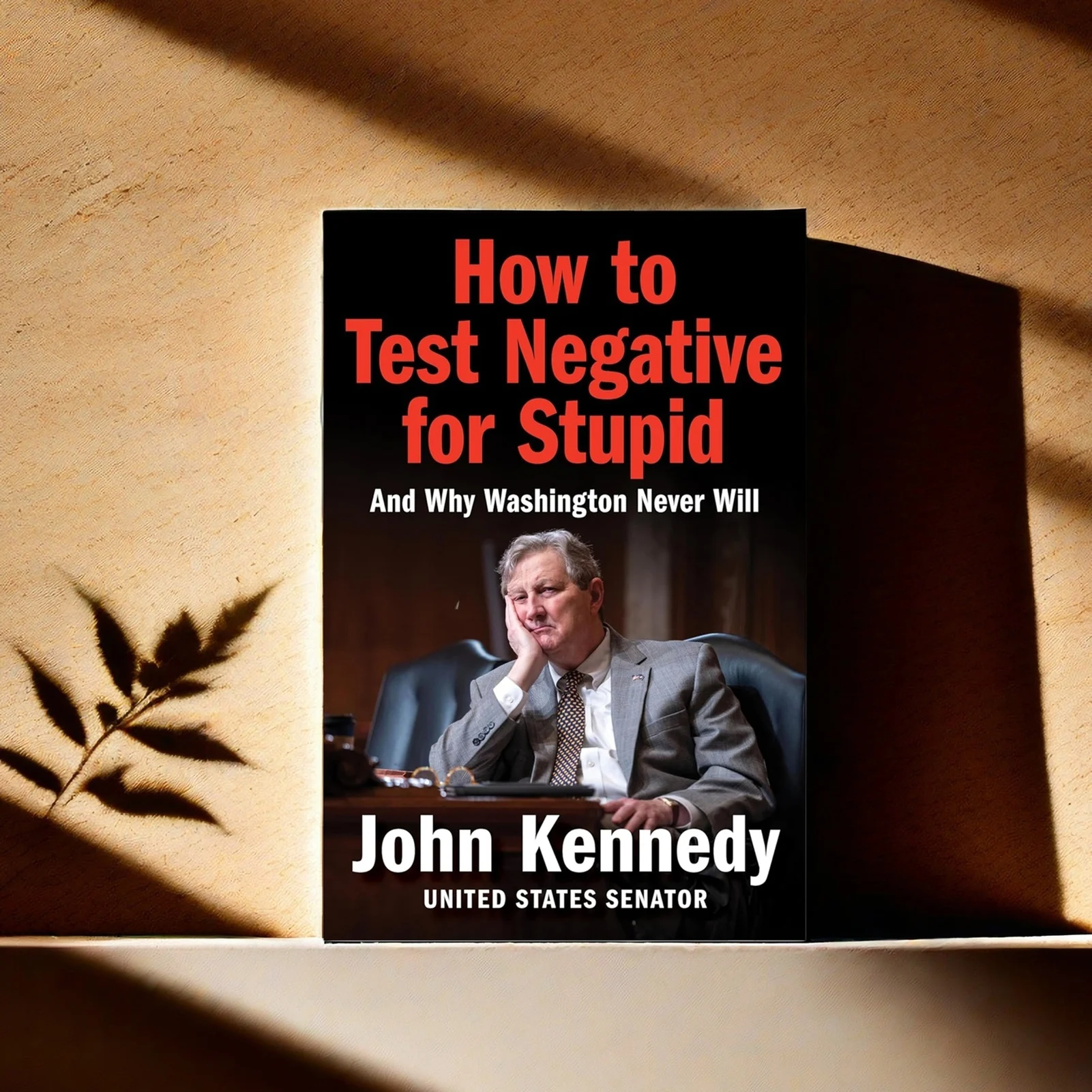 

Book with How To Test Negative For Stupid Theme Witty Political Quotes And Common Sense Insights for Journaling Travel