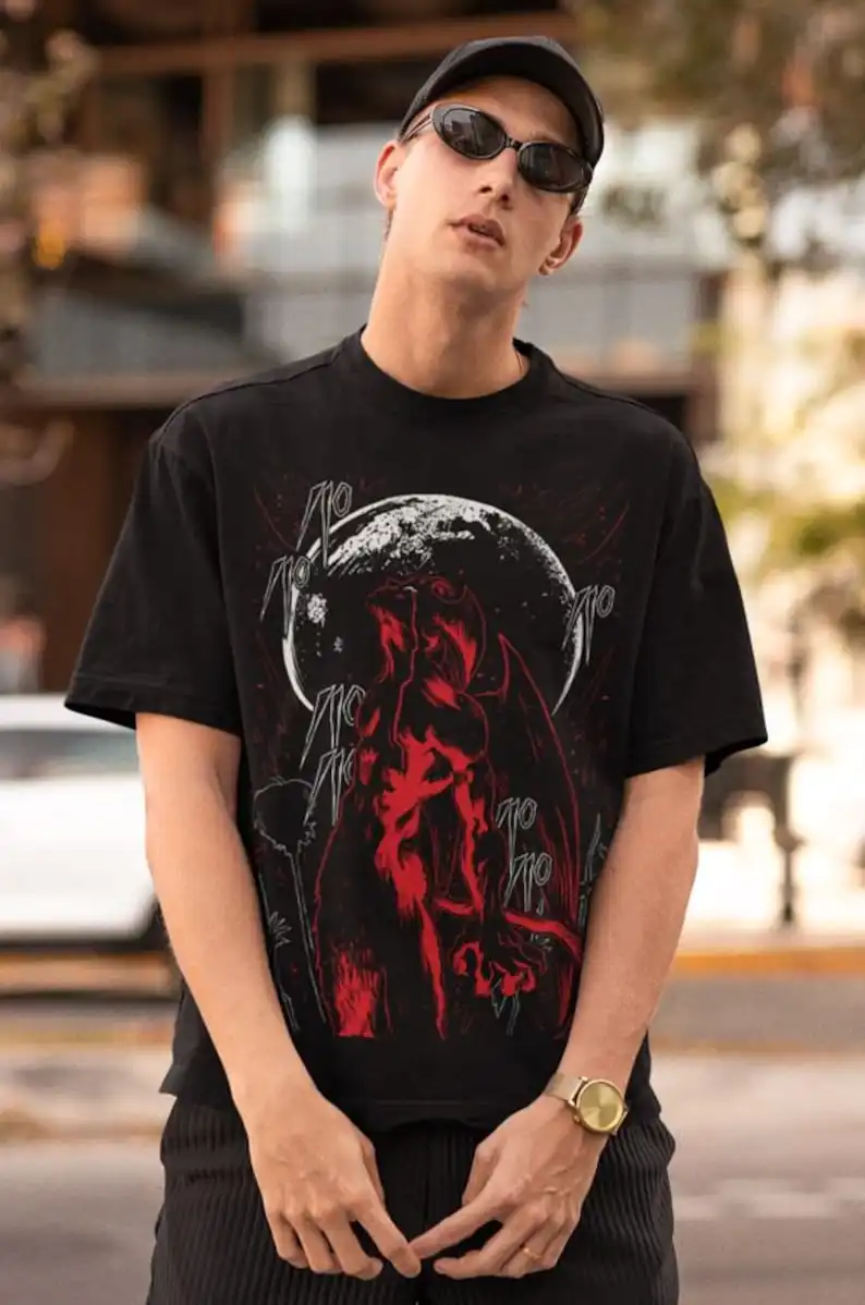 Unisex Devilman Crybaby Anime T-Shirt, Akira Fudo, Ryo Asuka Manga Shirt