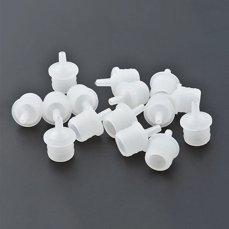 White Transparent Big Hollow Rubber Stopper Canon HP Inkjet Cartridge Cleaning Clean Tool Rubber Silicone Sealing Stopper