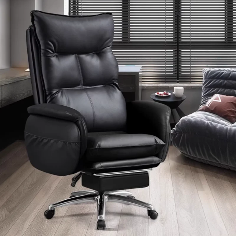 

Gaming Leather Ergonomic Office Chair Girl Handle Comfy Massage Chair Office Swivel Recline Cadeira De Escritorios Furniture