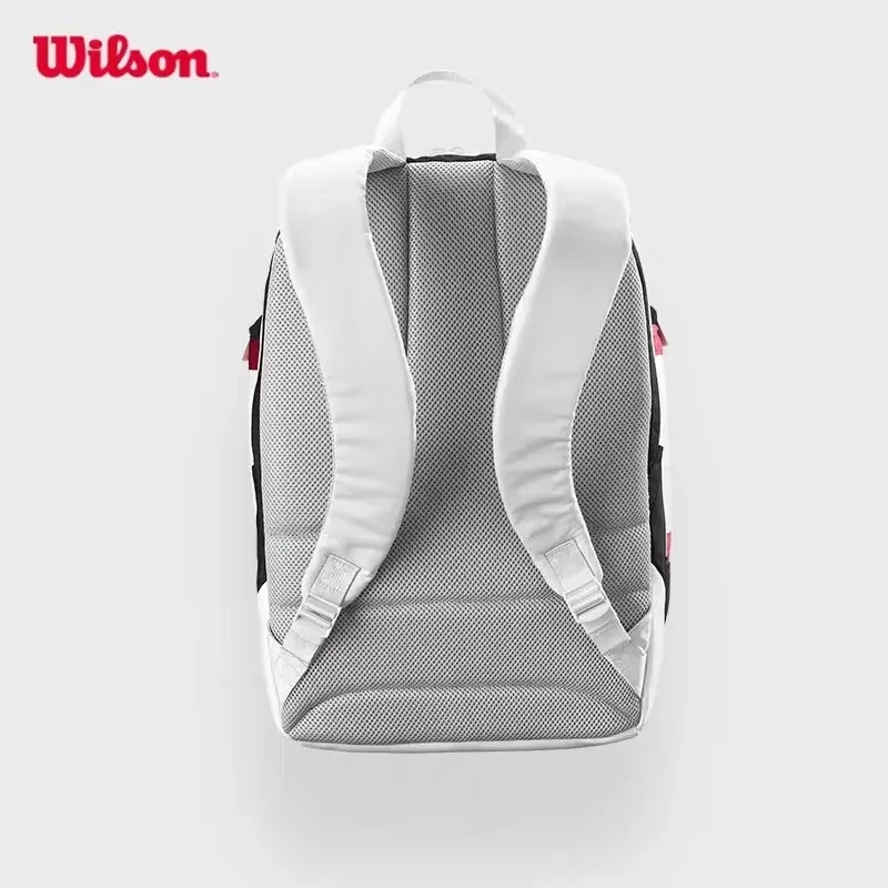 Wilson Tennis Racket Backpack COURAGE Series Multifunctional Court Sports Bag Holds up to 2 Rackets Professional Tennis Bag