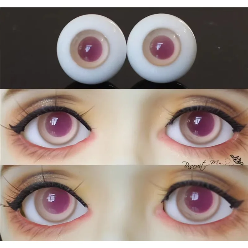 BJD Doll Eyes Orange 1214mm Light Orange Red Color Pupil Elf Style European Style 1/346 Split Eyeball Doll Accessories