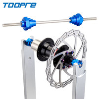 TOOPRE Bicycle Wheel Truing Stand Adapter Tool 12/15/20mm Thru Axle Hub Fixing Rod Tool 85-175mm Opening Range QR Components