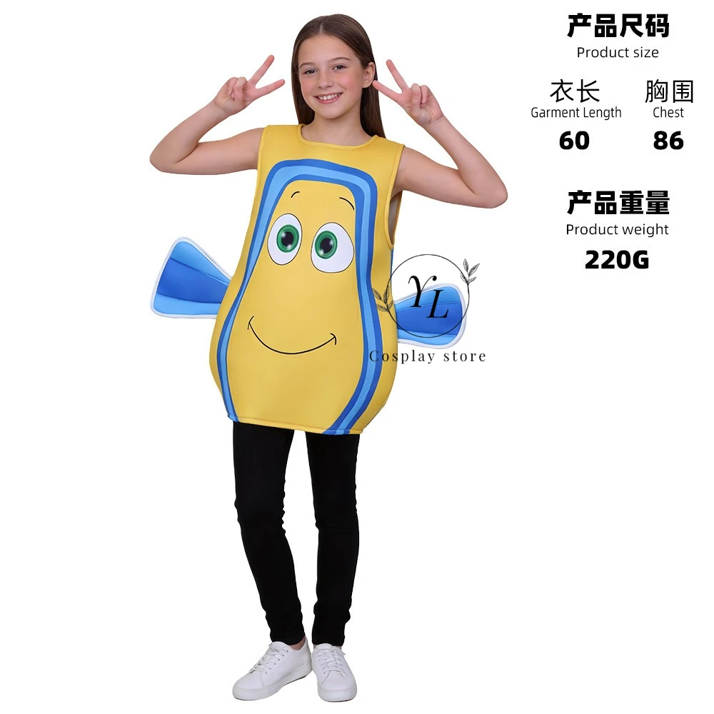 Grappige Nemo Clown Vis Cosplay Kostuum Dory Clown Vis Cosplay Onderwater Mobilisatie Halloween Grappig Kostuum Voor Vrouwen Mannen YL