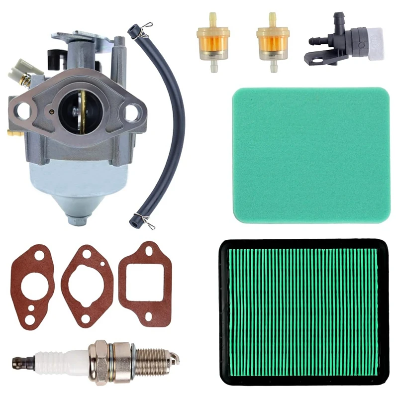 16100-Z9L-811 Carburetor (BB76J A) With Air Filter Kit Compatible With For Honda GCV170LA HRN216 HRX217 Models