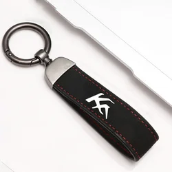 Car Keychain Suede Leather Hanging Pendant Keychain Keyring For Ford Ka 2022 2021 2020 2019 2018 2017 2016 2015 2014 Accessories